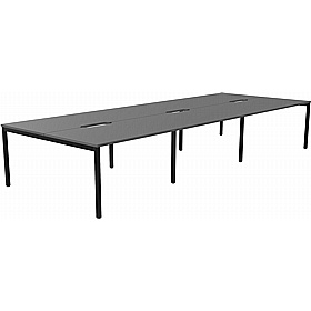 SmartLine 6 Person Back to Back Bench Office Desking