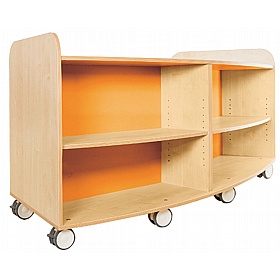 KubbyClass Grand Mobile Library Curved Bookcases