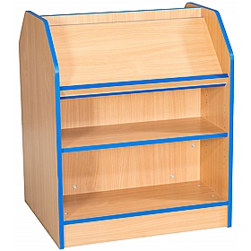 Folio Premium Library Double Sided Bookcases with Top Display