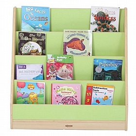 Wisdom Pastel 4 Tier Nursery and Library Bookcase - Education