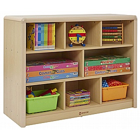Wisdom Elegant 8 Compartment Nursery and Library Bookcase