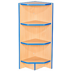 Folio Premium Library Flat Top External Corner Bookcase - Education