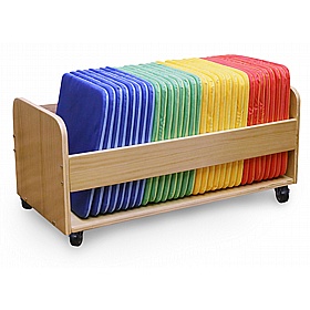 Rainbow Square Mats & Tuf 2 Trolley - Education