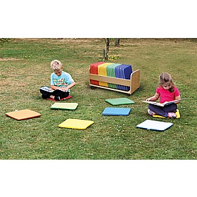 Rainbow Square Mats & Tuf 2 Trolley - Education
