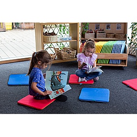 Rainbow Square Mats & Tuf 2 Trolley - Education