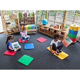 Rainbow Square Mats & Tuf 2 Trolley - Education