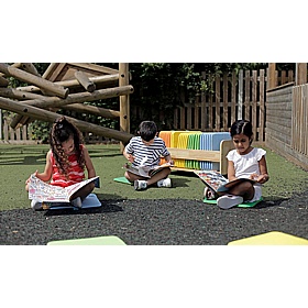 Rainbow Square Mats & Tuf 2 Trolley - Education
