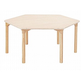Zona Beechwood Hexagonal Nursery and Pre School Tables