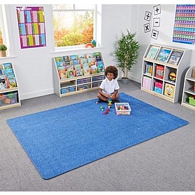 Solid Rectangular Placement Carpet