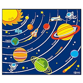 Solar System Rectangular Learning Carpet - Education