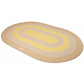 Runaway Oval Placement Carpet - Education