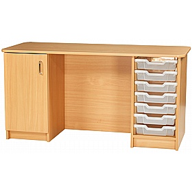 Campus Teachers Double Pedestal Office Desk