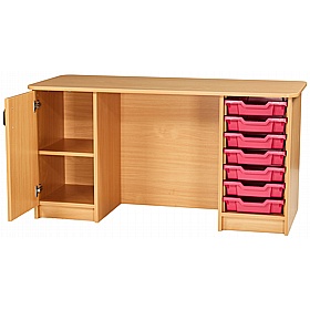 Campus Teachers Double Pedestal Office Desk - Education