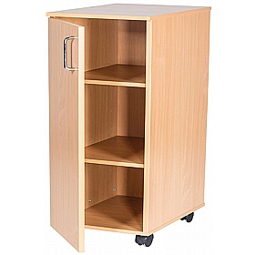 EduStore Narrow Single Door Mobile Cupboards - Education