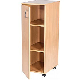 EduStore Narrow Single Door Mobile Cupboards - Education