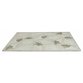Abstract Leaf Rectangular Placement Carpet - Education