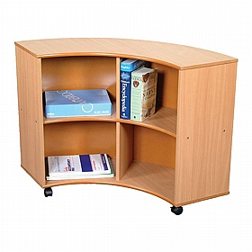 Beech Nursery and Library Concave Bookcase