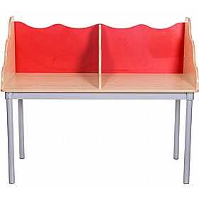 Campus Wave Double Study Carrels - Education