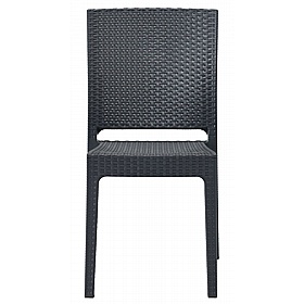Canterbury Rattan Polypropylene Bistro Chairs - Office Furniture