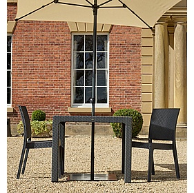 Canterbury Rattan Polypropylene Bistro Chairs - Office Furniture