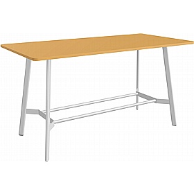 Minimus Curve Rectangular High Breakout and Meeting Tables - Office Furniture
