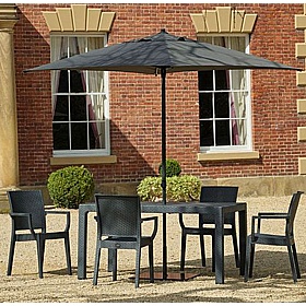 Canterbury Rattan Polypropylene Bistro Armchairs - Office Furniture