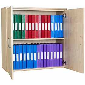 EduStore Wall Mounted 20 File Storage Cupboard