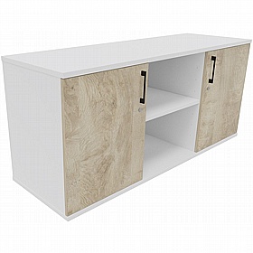 Unified Duo 2 Door Credenza Storage Unit - Office Furniture
