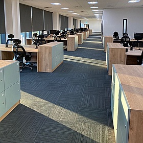 Unified Duo 6 Person Wooden Office Lockers - Office Furniture