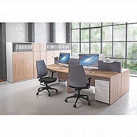 Unified Duo Combination Office Cupboards - Office Furniture