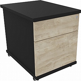 Unified Duo Flush Low Mobile Under Desk Pedestals