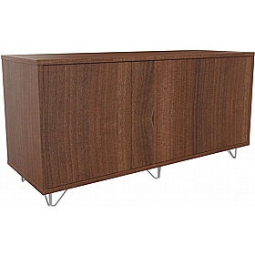 Boss Design Contract 3 Door Desk High Credenza with Wire Feet - Office Furniture