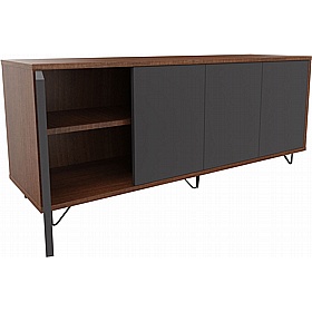 Boss Design Contract 4 Door Desk High Credenza with Wire Feet - Office Furniture