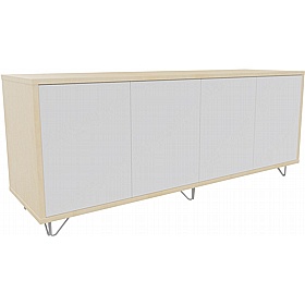 Boss Design Contract 4 Door Desk High Credenza with Wire Feet - Office Furniture