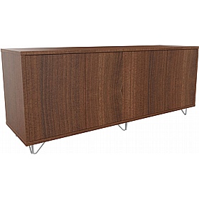 Boss Design Contract 4 Door Desk High Credenza with Wire Feet - Office Furniture