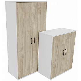 Unified Duo Large Volume Double Door Office Cupboards