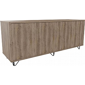 Boss Design Contract 4 Door Desk High Credenza with Wire Feet - Office Furniture