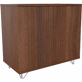 Boss Design Contract 2 Door Tall Credenza with Wire Feet - Office Furniture