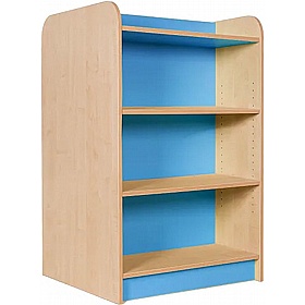 KubbyClass Double Sided Library Bookcases Island with Centre Seat Bundle - Education