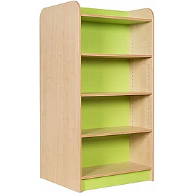 KubbyClass Double Sided Library Bookcases Island with Centre Seat Bundle - Education