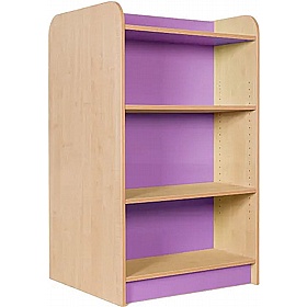 KubbyClass Double Sided Library Bookcases Island with Centre Seat Bundle - Education