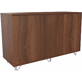 Boss Design Contract 3 Door Tall Credenza with Wire Feet - Office Furniture
