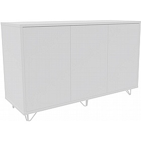 Boss Design Contract 3 Door Tall Credenza with Wire Feet - Office Furniture