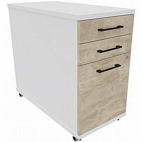 Unified Duo Mobile Desk High Pedestals - Office Furniture