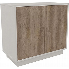 Boss Design Contract 2 Door Tall Credenza with Plinth Base