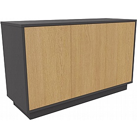 Boss Design Contract 3 Door Tall Credenza with Plinth Base