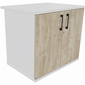 Unified Duo Desk High Double Door Office Cupboards