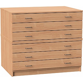 EduStore Static A1 Plan Chests Paper and Art School Storage