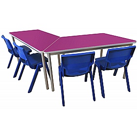 Gopak Enviro Trapezoidal School Tables - Education