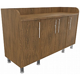 Unified Deluxe Boardroom 4 Door Credenza Storage Unit - Office Furniture